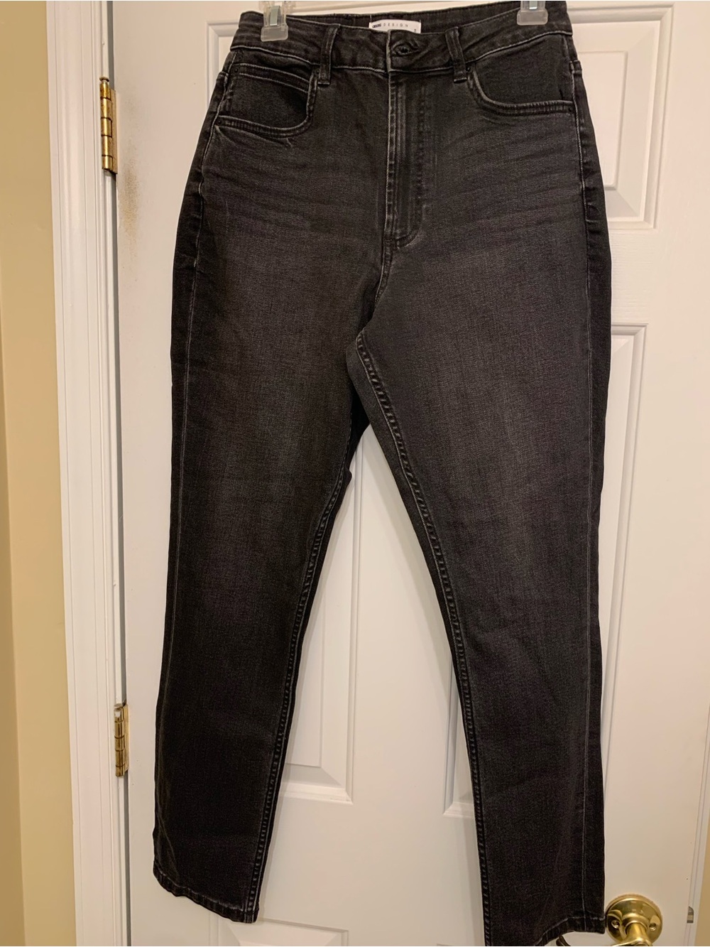 ASOS Hourglass Black Washed Jeans